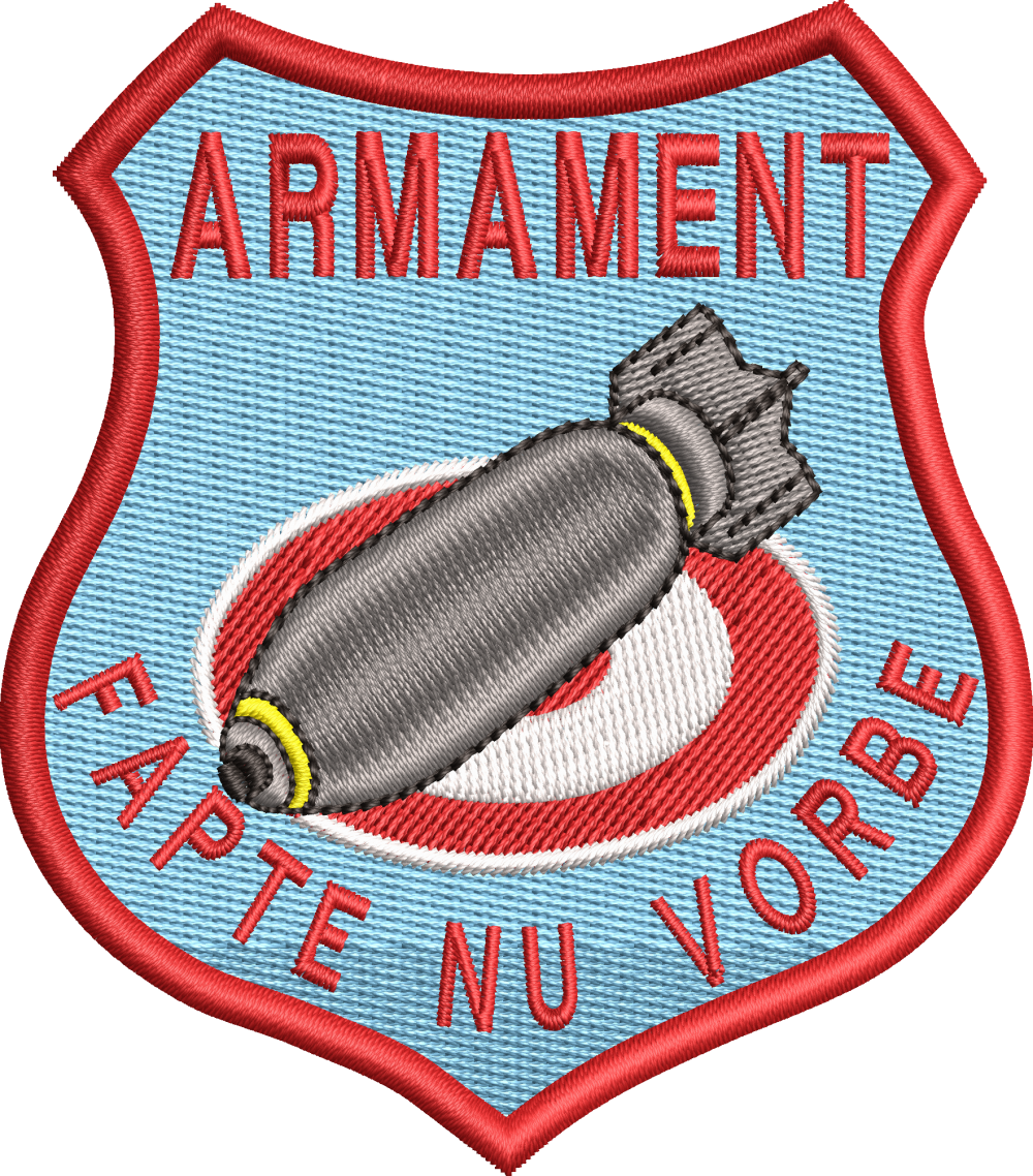 ECUSON / EMBLEMA ARMAMENT ( FAPTE NU VORBE )